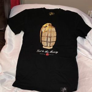 Hasta Muerte Mens Grenade Shirt NWOT